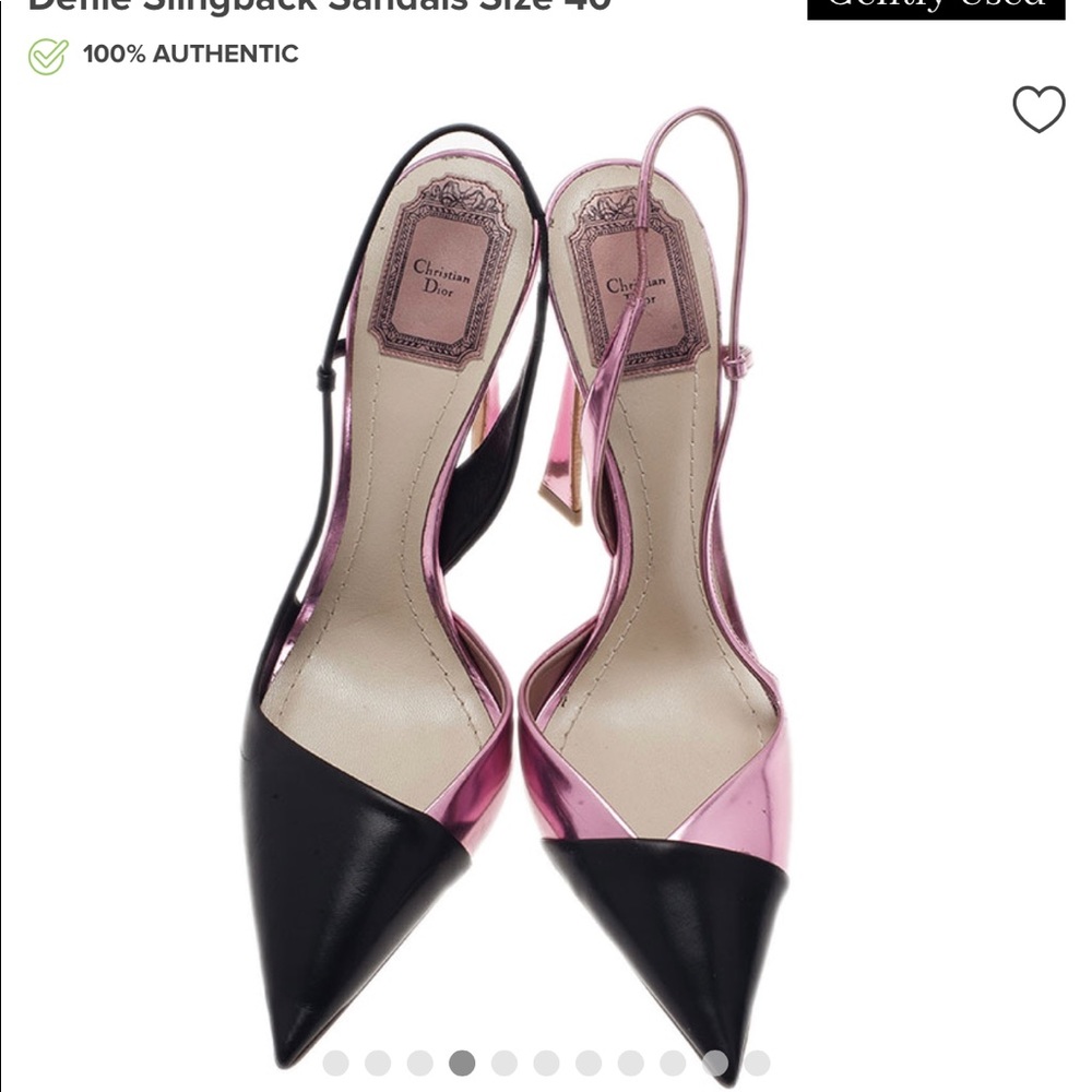 Christian Dior Defile Slingback Sandals
